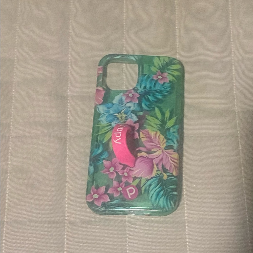 Loopy case iPhone 12/12 Pro Clear Gren Seaglass